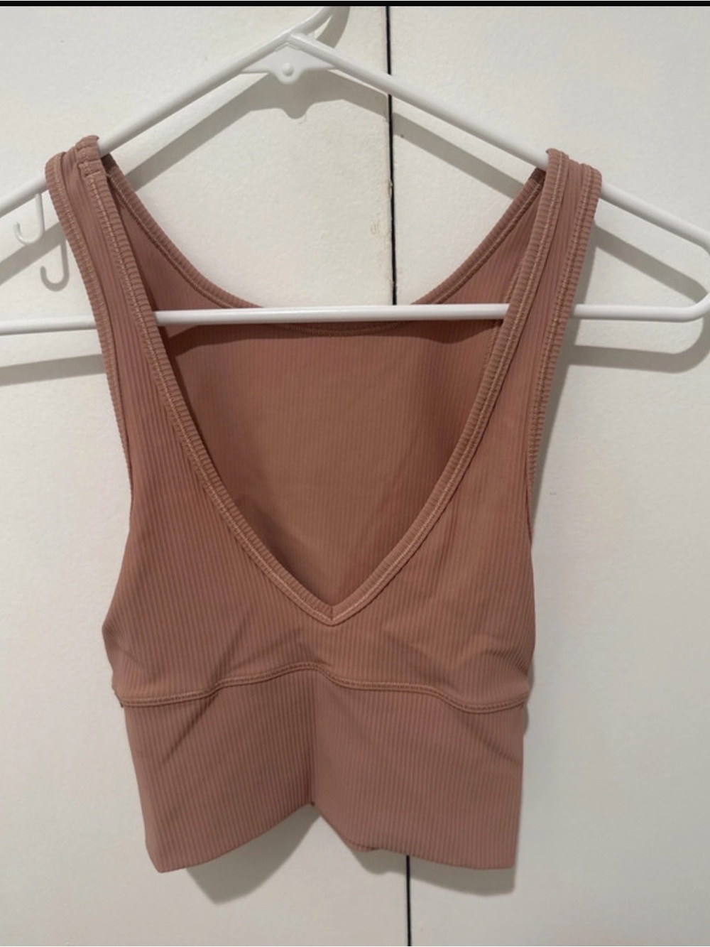 Lululemon Pivot Ribbed V-Neck Crop Tank Top - reversible